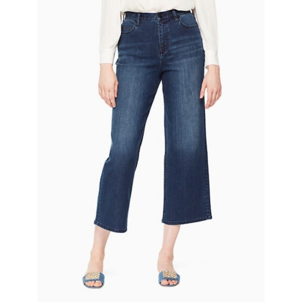 Kate Spade Ooh La La High Rise Wide Leg Jeans